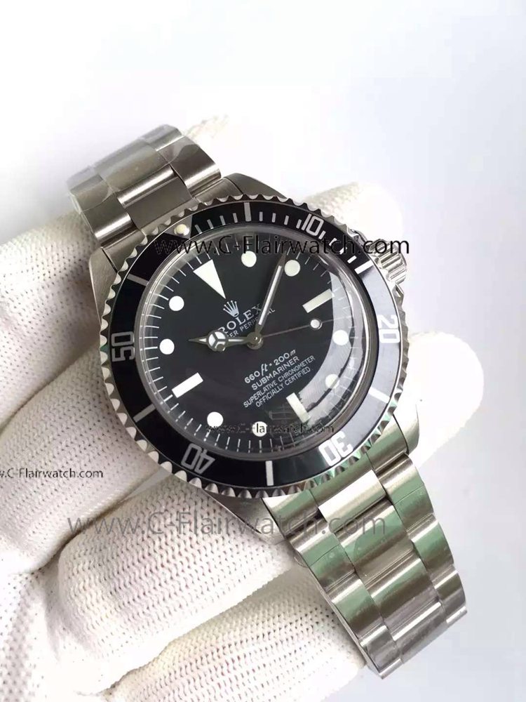 Vintage Rolex Replica Submariner Stainless Steel 40mm Watch